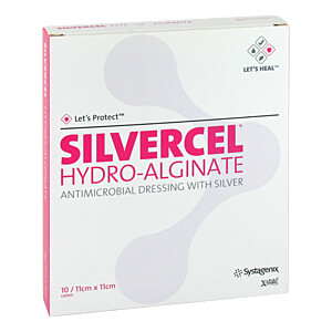 SILVERCEL Hydroalginat Verband 11x11 cm