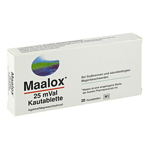 MAALOX 25 mVal Kautabletten