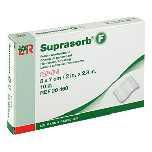 SUPRASORB F Folien-Wundverb.5x7 cm steril