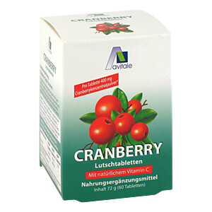 CRANBERRY LUTSCHTABLETTEN