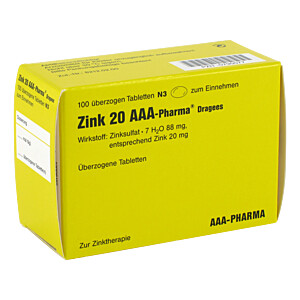 ZINK 20 AAA-Pharma Dragees