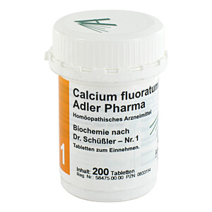 BIOCHEMIE Adler 1 Calcium fluoratum D 12 Tabletten