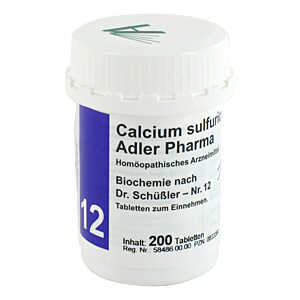 BIOCHEMIE Adler 12 Calcium sulfuricum D 6 Tabletten