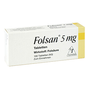 FOLSAN 5 mg Tabletten