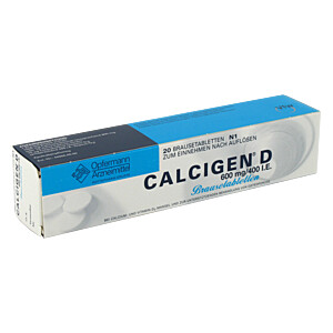 CALCIGEN D 600 mg-400 I.E. Brausetabletten