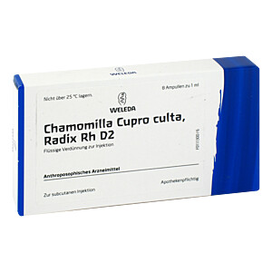 CHAMOMILLA CUPRO culta Radix Rh D 2 1 prozent Ampu