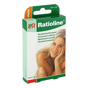 RATIOLINE elastic Wundschnellverband 6 cmx1 m