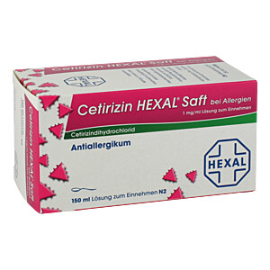 CETIRIZIN HEXAL Saft bei Allergien