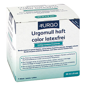 URGOMULL haft color latexfrei 8 cmx20 m blau