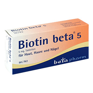 BIOTIN BETA 5 Tabletten