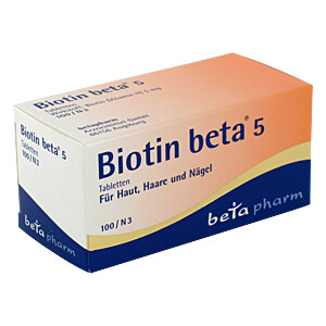 BIOTIN BETA 5 Tabletten