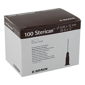 STERICAN Ins.Einm.Kan.26 Gx1-2 0,45x12 mm