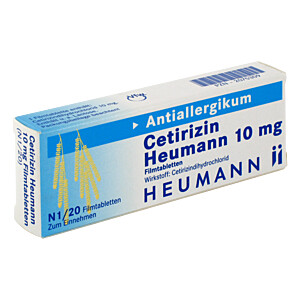 CETIRIZIN Heumann 10 mg Filmtabletten