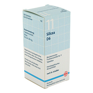 BIOCHEMIE DHU 11 Silicea D 6 Tabletten