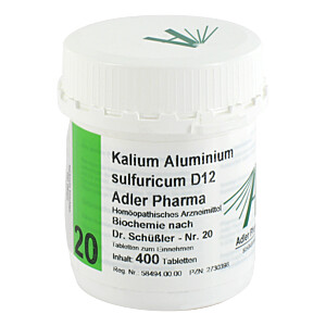 BIOCHEMIE Adler 20 Kalium aluminium sulf.D 12 Tab.