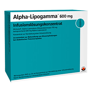 ALPHA-LIPOGAMMA 600 mg Infusionslsg.-Konzentrat