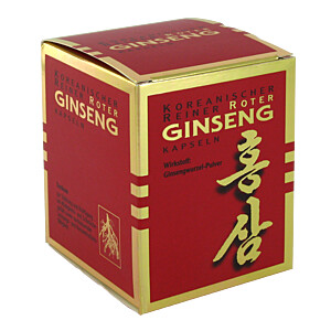 KOREANISCHER Reiner Roter Ginseng 300 mg Kapseln