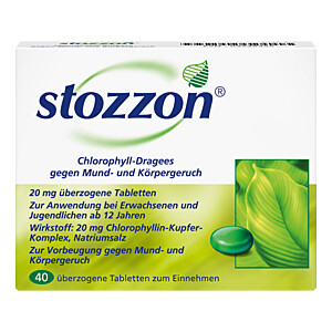 STOZZON Chlorophyll überzogene Tabletten