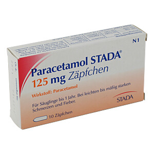 PARACETAMOL STADA 125 mg Zäpfchen