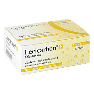 LECICARBON E CO2 Laxans Erwachsenensuppositorien