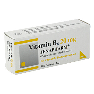 VITAMIN B6 20 mg Jenapharm Tabletten