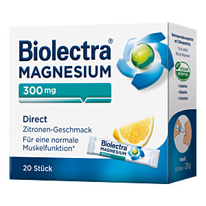 BIOLECTRA Magnesium 300 mg Direct Zitrone Sticks