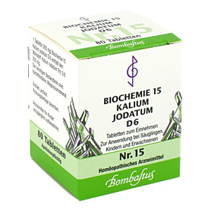 BIOCHEMIE 15 Kalium jodatum D 6 Tabletten