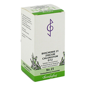 BIOCHEMIE 21 Zincum chloratum D 12 Tabletten