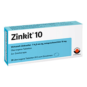 ZINKIT 10 überzogene Tabletten