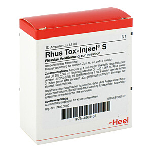 RHUS TOX Injeel S Ampullen