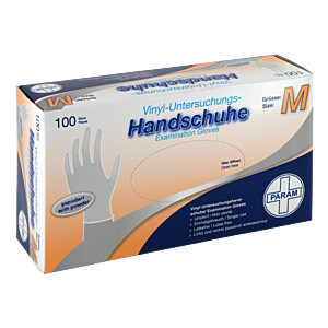 HANDSCHUHE Einmal Vinyl gepudert M