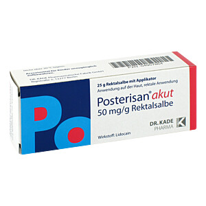 POSTERISAN akut 50 mg-g Rektalsalbe