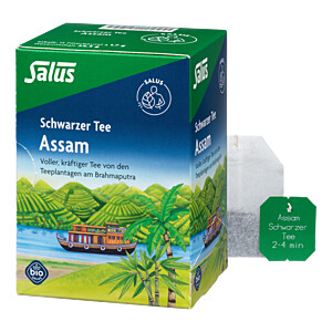 ASSAM schwarzer Tee Bio Salus Filterbeutel