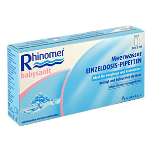 RHINOMER babysanft Meerwasser 5ml Einzeldosispipetten