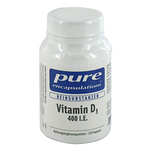 PURE ENCAPSULATIONS Vitamin D3 400 I.E. Kapseln