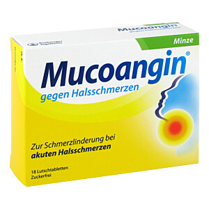 MUCOANGIN Minze 20 mg Lutschtabletten