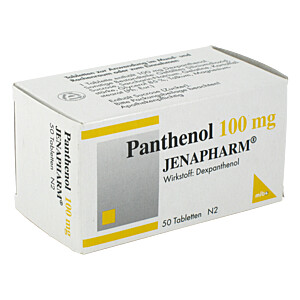 PANTHENOL 100 mg Jenapharm Tabletten