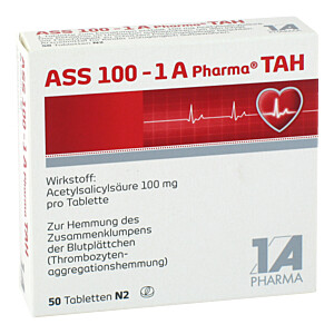 ASS 100-1A Pharma TAH Tabletten