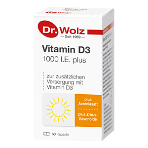 VITAMIN D3 1.000 I.E. plus Dr.Wolz Kapseln