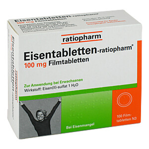 EISENTABLETTEN-ratiopharm 100 mg Filmtabletten