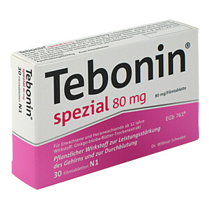 TEBONIN spezial 80 mg Filmtabletten