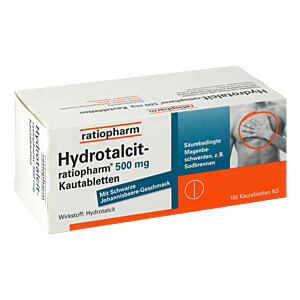 HYDROTALCIT-ratiopharm 500 mg Kautabletten