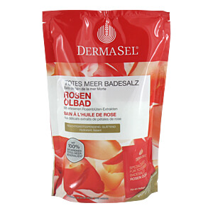 DERMASEL Totes Meer Badesalz+Rose SPA