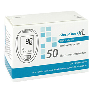 GLUCOCHECK XL Blutzuckerteststreifen