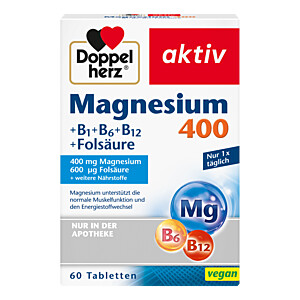 DOPPELHERZ Magnesium 400 mg Tabletten