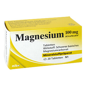 MAGNESIUM 100 mg Jenapharm Tabletten