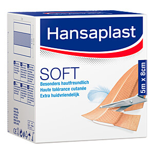 HANSAPLAST Soft Pflaster 8 cmx5 m Rolle