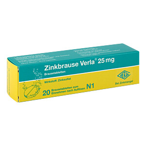 ZINKBRAUSE Verla 25 mg Brausetabletten