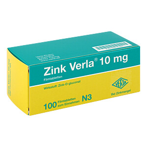 ZINK VERLA 10 mg Filmtabletten