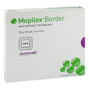 MEPILEX Border Schaumverband 10x10 cm